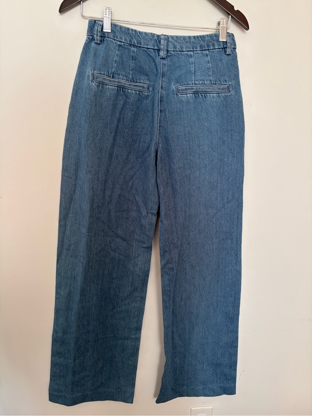 NWT Dynamite Wide Leg Trouser Jeans in Prospect Blue- Size 4/ 27 - Picture 6 of 13